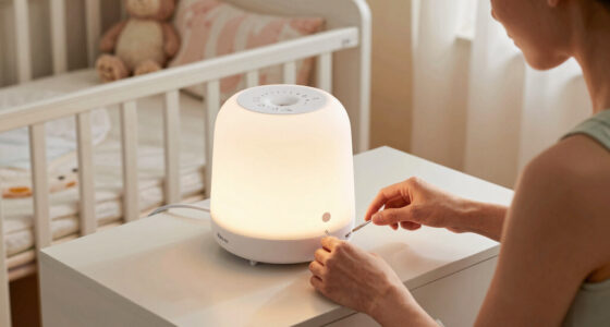White Noise Machines with Night Lights: Two-in-One Nursery Tools