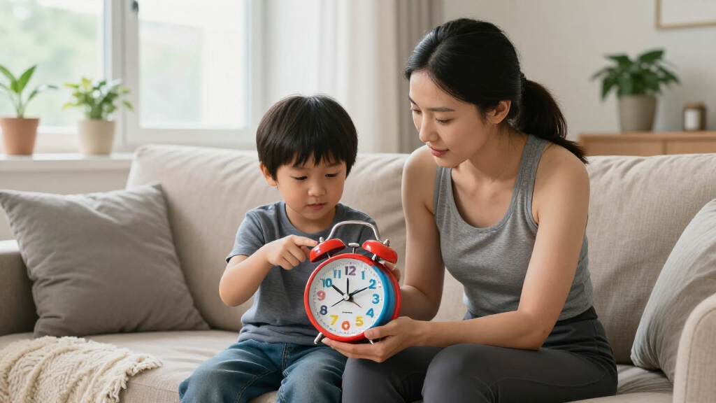 Teaching Time with an Alarm Clock: From Colors to Numbers