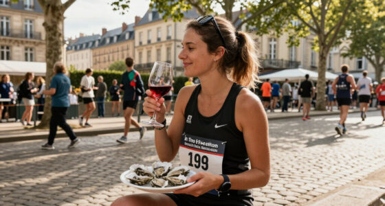 At This French Marathon, Runners Make Pit Stops For Wine And Oysters