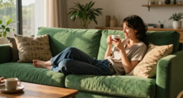 I Didn’t Think I’d Ever Buy A Green Couch — But I’m So Glad I Got This One From Burrow (It’s Prettier Than I’d Imagined!)