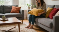 They Took A Risk On Mustard And Red — It Completely Changed This Living Room