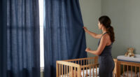 Window Treatments for Nursery Naps: Dark Enough at Noon